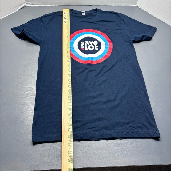 Save A Lot T Shirt Men's Sz Small Blue Employee Uniform - Picture 5 of 8